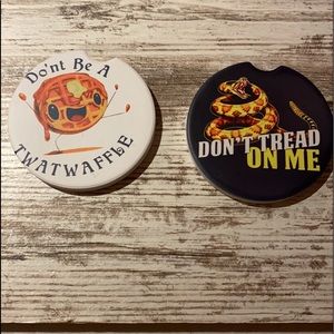 Coasters for the car